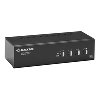 KVM Switch - Dual-Monitor, DisplayPort 1.2, 4K 60Hz, USB 3.0 Hub, Audio