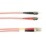 FOCMR50-001M-STLC-RD: Red, LC-ST, 1m